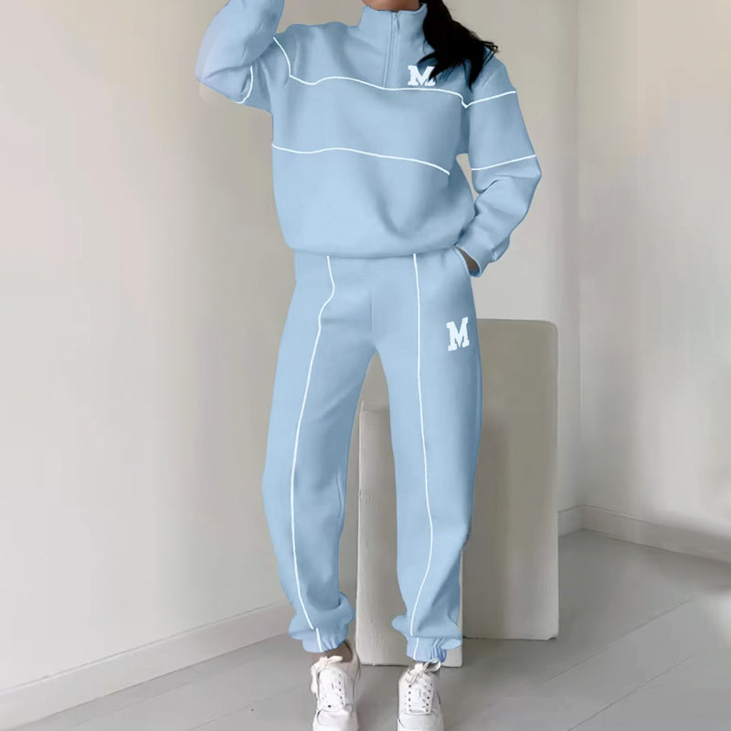 🔥Seasonal discount 53%🔥Casual Line Sweatshirt 2-Piece Set