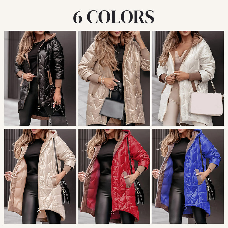 ✨Seasonal discount 53%💖Women's Warm Winter Coat with High-Low Hem