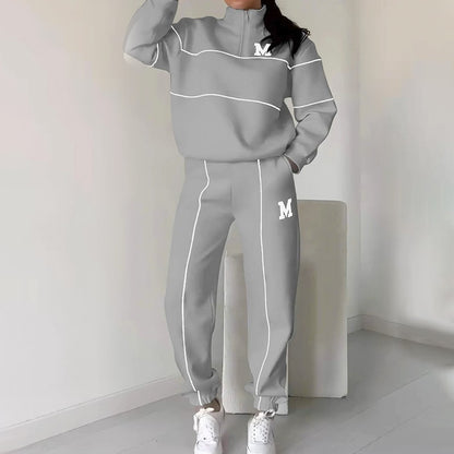 🔥Seasonal discount 53%🔥Casual Line Sweatshirt 2-Piece Set