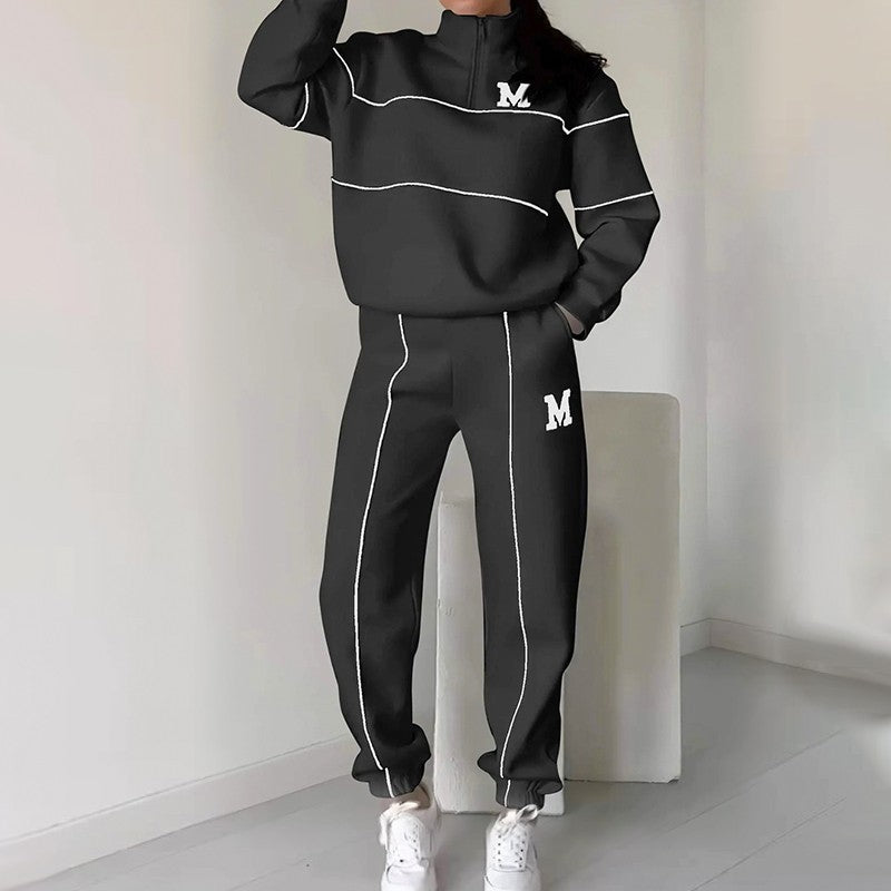 🔥Seasonal discount 53%🔥Casual Line Sweatshirt 2-Piece Set