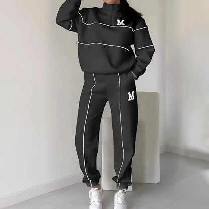 🔥Seasonal discount 53%🔥Casual Line Sweatshirt 2-Piece Set