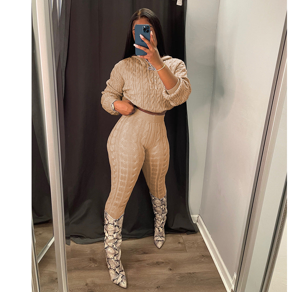 ✨️53% discount✨️High elastic solid color anti-pilling sweater suit