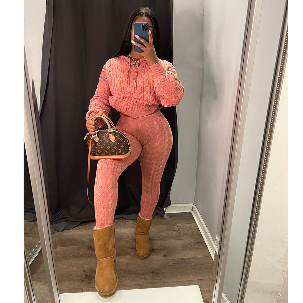 ✨️53% discount✨️High elastic solid color anti-pilling sweater suit