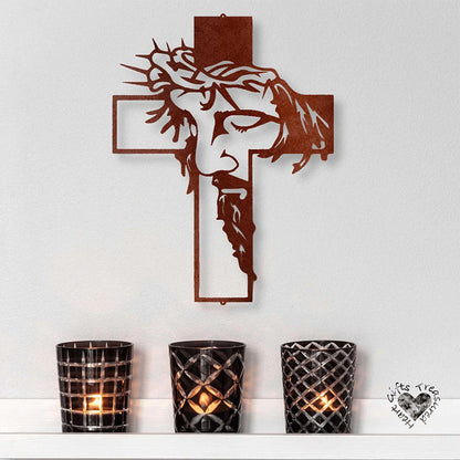 ✝️Jesus Cross Metal Sign Christ Wall Decoration✝️