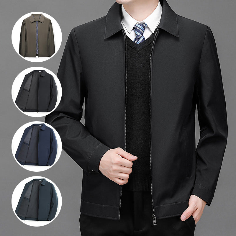 ❄️Winter Specials❄️ Men's Windproof Lapel Zipper Jacket