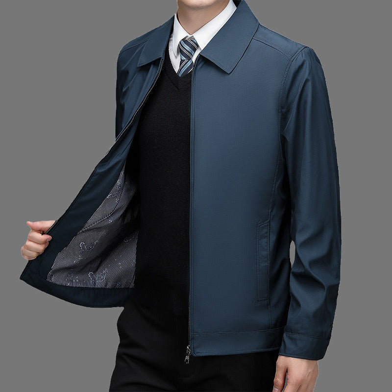 ❄️Winter Specials❄️ Men's Windproof Lapel Zipper Jacket