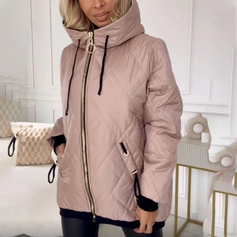 ✨️BIG SALE 54%OFF✨️ Women’s Fashionable High-neck Hip-length Parka Coat