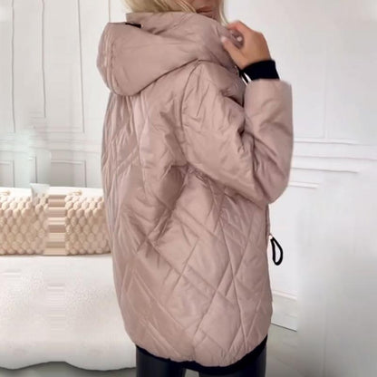 ✨️BIG SALE 54%OFF✨️ Women’s Fashionable High-neck Hip-length Parka Coat