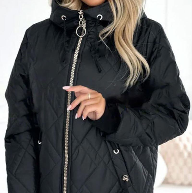 ✨️BIG SALE 54%OFF✨️ Women’s Fashionable High-neck Hip-length Parka Coat