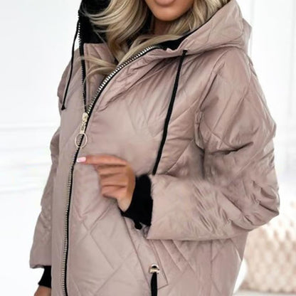 ✨️BIG SALE 54%OFF✨️ Women’s Fashionable High-neck Hip-length Parka Coat