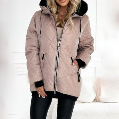 ✨️BIG SALE 54%OFF✨️ Women’s Fashionable High-neck Hip-length Parka Coat