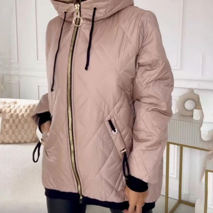 ✨️BIG SALE 54%OFF✨️ Women’s Fashionable High-neck Hip-length Parka Coat