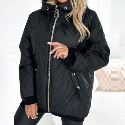 ✨️BIG SALE 54%OFF✨️ Women’s Fashionable High-neck Hip-length Parka Coat